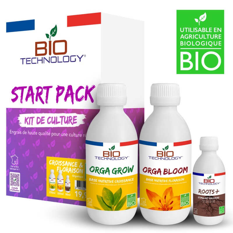 START KIT, KIT DE INICIO fertilizantes orgánicos - Crecimiento y floración