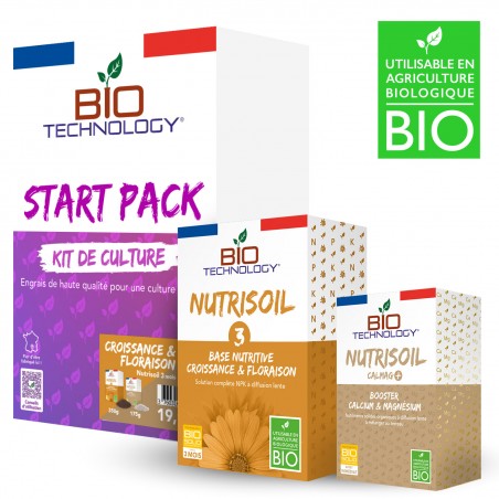 STARTER KIT, KIT DE INICIO fertilizantes sólidos y orgánicos - 3 meses